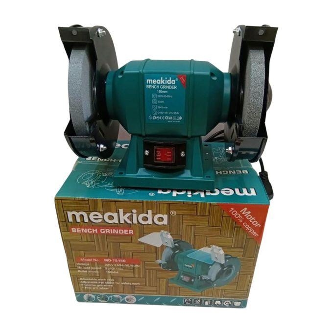 Meakida MD-72150 150mm Bench Grinder 220V–240V – Heavy Duty Electric Grinding & Sharpening Machine