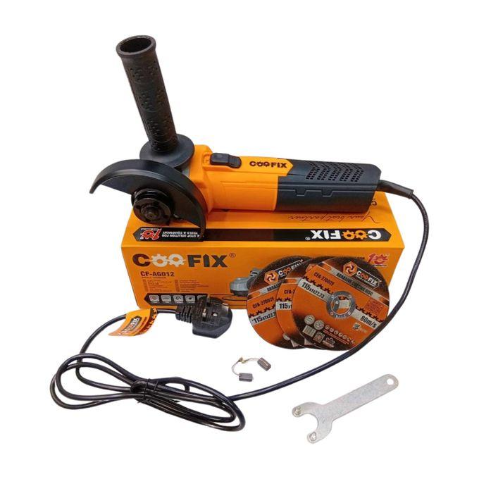 Coofix CF-AG012 4" 750W Electric Angle Grinder – Heavy Duty Power Tool for Metal, Wood & Stone Cutting
