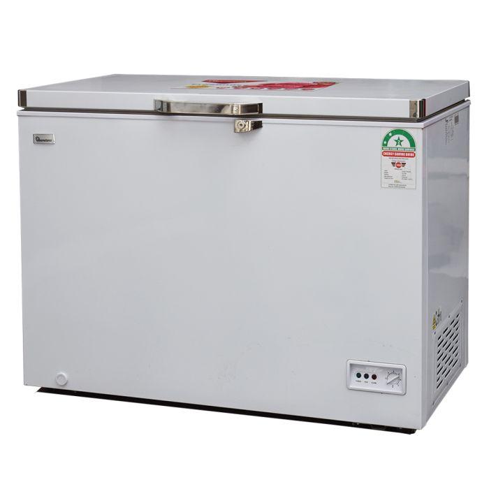Ramtons CF/238 282 Liters Chest Freezer + Icepack – Large Capacity, Energy Efficient, Fast Freezing, Ideal for Home, Office, or Commercial Storage Needs