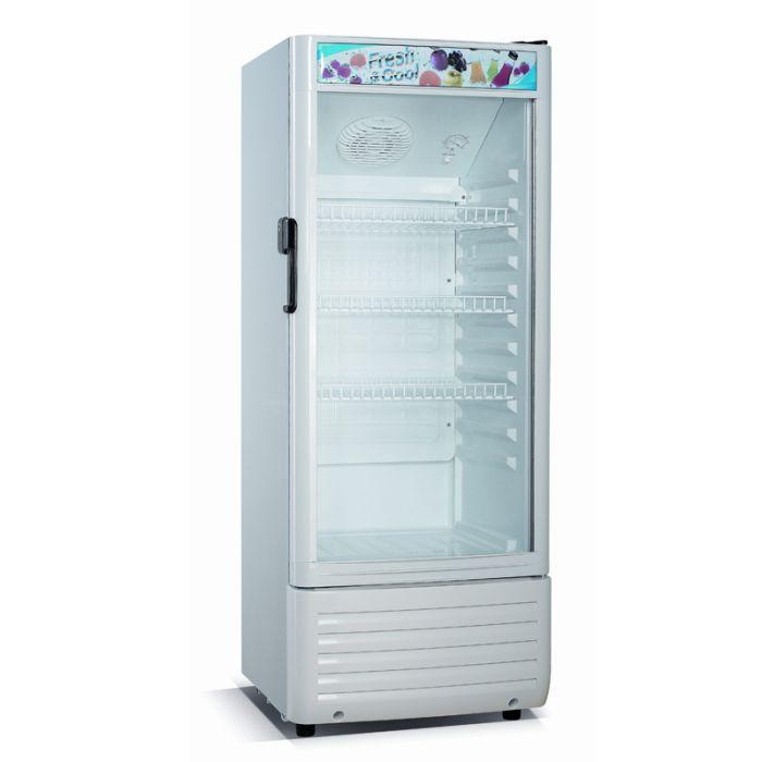 Ramtons CF/205 150L 1-Door Mini Showcase Chiller – Compact Display Design, Efficient Cooling, Energy-Saving Performance, Ideal for Home, Office & Commercial Use
