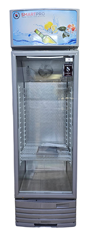 SmartPro SVS-450 330 Litres Upright Showcase Display Refrigerator – Bright LED Lighting, Fast Cooling & Energy Efficient