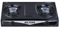 AILYONS GS013-2 Gas Stove Double Burner – Fast & Efficient Cooking, Durable Build & Easy Cleaning