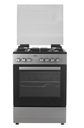 SIMFER F6405SEWBG Cooker 4 Gas Black Top and Rest Inox – Durable Multi-Function Kitchen Cooker for Home Use