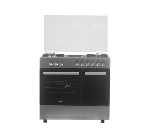 Simfer FB9427SEWIM Cooker 4 Gas + 2 Electric Inox – High-Performance Dual-Fuel Cooker in Kenya