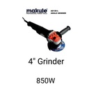 Makute AG126-L 4" 850W Angle Grinder – Heavy Duty Power Tool for Metal, Stone & Wood Cutting