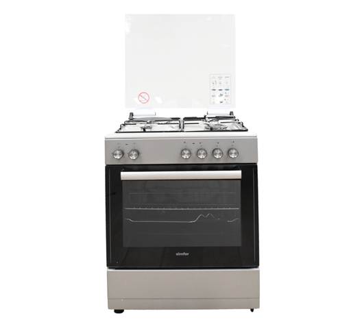 Simfer F6311SEGR Cooker 3 Gas + 1 Electric – Durable Multi-Function Kitchen Cooker for Home Use