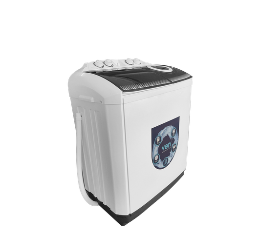 VON VWM-11TALK 11KG Twin Tub Washing Machine – Powerful, Large-Capacity Semi-Automatic Washer for Fast & Efficient Laundry