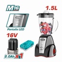 Total TJB052K 1.5L Cordless Stand Blender – 300W, 16V Portable Electric Mixer for Smoothies & Shakes