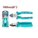 Total THT130606P 6″ (160mm) Diagonal Cutting Pliers – Heavy Duty Side Cutters for Electrical, Mechanical & DIY Use