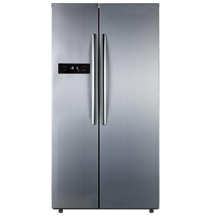 Ramtons RF/265 527L Side-by-Side LED No Frost Fridge – Spacious Storage, Energy Efficient, Frost-Free Technology, Ideal for Home & Office Kitchens