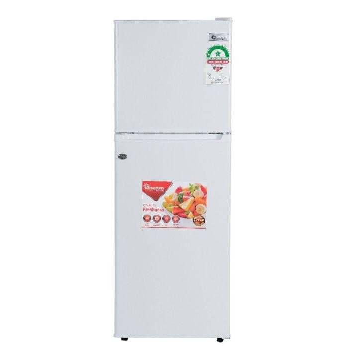 Ramtons RF/174 128L Double Door Direct Cool Fridge – Energy Efficient Cooling, Separate Freezer, Compact & Reliable, Ideal for Home