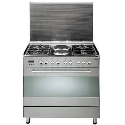 Elba EB/196 5-Gas Standing Cooker Stainless Steel – Powerful Cooking, Durable Design, Easy to Use, Ideal for Home, Office & Small Commercial Kitchens