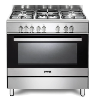 Ramtons EB/145 4 Gas + 2 Electric Stainless Steel Elba Cooker – Powerful Cooking Solution, Multi-Burner Flexibility, Durable & Ideal for Home