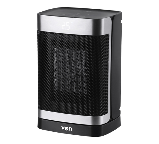 VON VHC153DYAK 1500W Ceramic Heater – Fast-Heating Portable Room Heater for Home Use