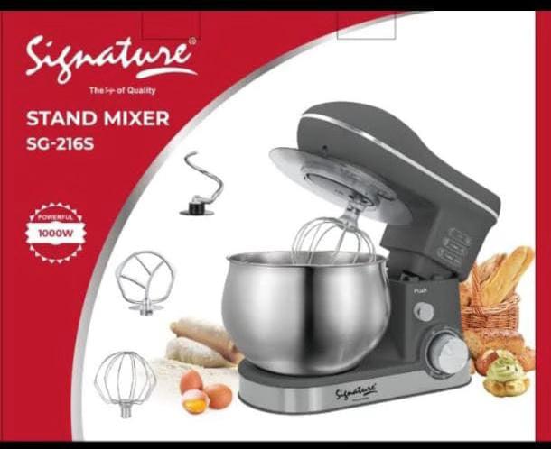Signature SG-216S 5L Stand Mixer – Powerful & Versatile Mixer for Home Baking