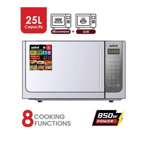 Sanford SF5632MO 2-in-1 Microwave & Grill 25L 1320W – Powerful Microwave with Grill Function for Fast and Even Cooking
