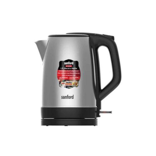 Sanford SF1851EK 1.7L 1500W Electric Kettle – Fast Boiling, Auto Shut-Off, and Stainless Steel Design