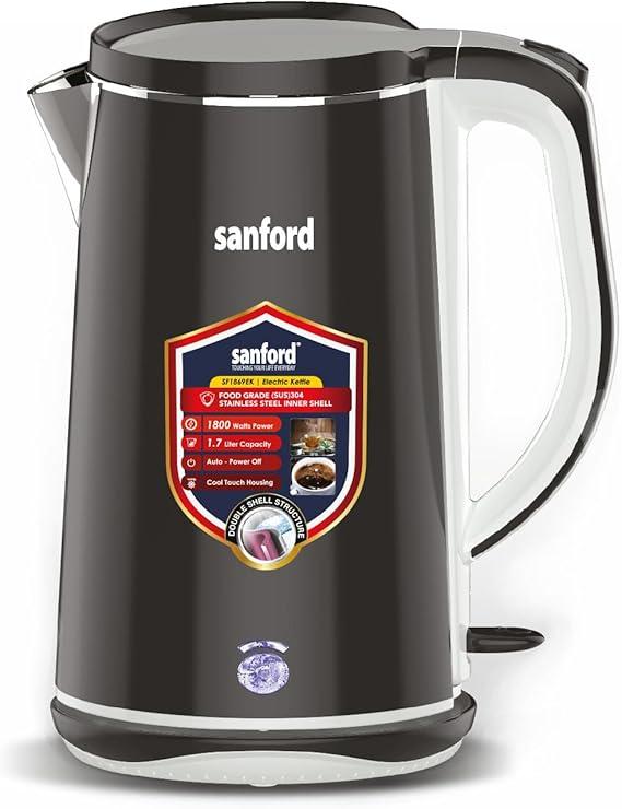 Sanford SF1869EK 1.7L Electric Kettle – Fast Boiling, Auto Shut-Off, and Durable Stainless Steel Kettle