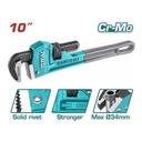 Total THT171006 10" (250mm) Pipe Wrench – Heavy Duty Adjustable Plumbing & Mechanical Tool