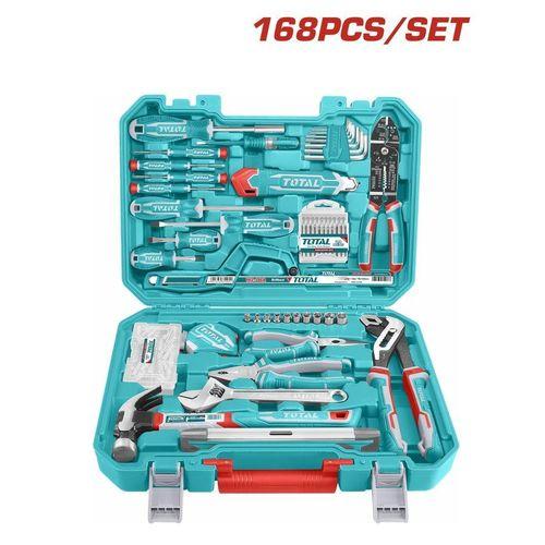Total THKTHP21686 168-Piece Hand Tool Set – Heavy Duty Home & Professional Tool Kit for Automotive, Mechanical & DIY Use