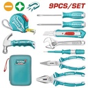 Total THKTHP90097 9-Piece Hand Tools Set – Heavy Duty Multi-Purpose Tools for Home, Automotive & Mechanical Use