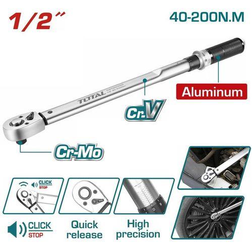 Total THPTW200N2 1/2″ Drive 500mm Torque Wrench – Heavy Duty Precision Tool for Automotive & Mechanical Use