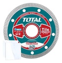 Total TAC2181801HT 180mm (7”) x 22.2mm Ultrathin Diamond Cutting Disc – Mesh Rim for Tile, Stone & Marble Cutting