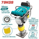 Total TPS890 3.2kW 4.0HP Gasoline Tamping Rammer – Heavy Duty Soil & Trench Compactor