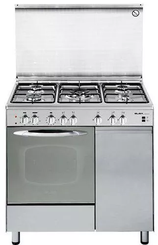 Elba EB/168 5-Burner Gas Cooker with Electric Oven – Powerful Cooking, Large Oven Capacity, Durable & Efficient, Ideal for Home, Office & Commercial Kitchens