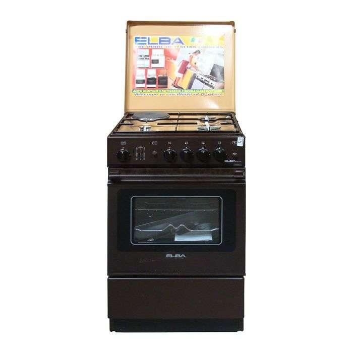 Ramtons EB/124 3 Gas + 1 Electric Enamel Cooker 50×50 – Versatile Cooking, Durable Enamel Finish, Efficient Heat Control, Ideal for Home