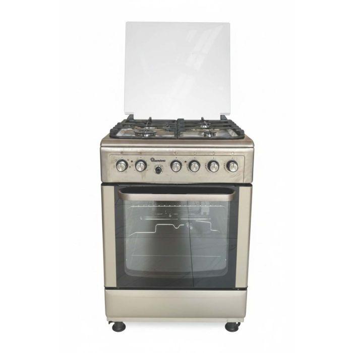 Ramtons RC/685 3G+1E 60x60 Stainless Steel Cooker – Efficient 4-Burner Cooking, Durable Stainless Steel, Ideal for Home