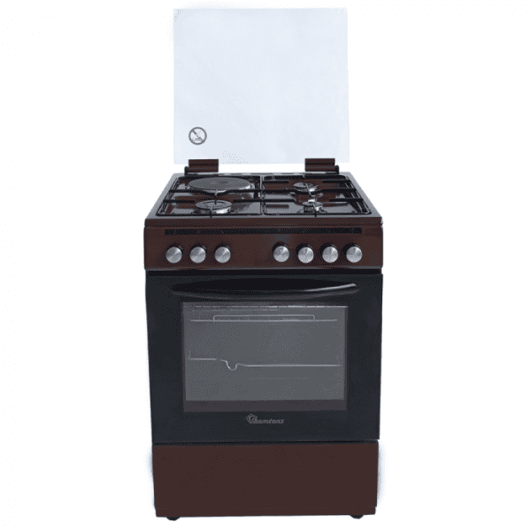 Ramtons RF/591 3G+1E 60X60 Cooker – Efficient 3 Gas Burners + 1 Electric Burner, Durable Design, Perfect for Home, Kitchen Use