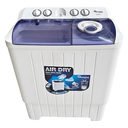 Ramtons RW/225  7KG Twin Tub Semi-Automatic Washer – Efficient Washing & Spinning, Easy Manual Controls, Ideal for Home