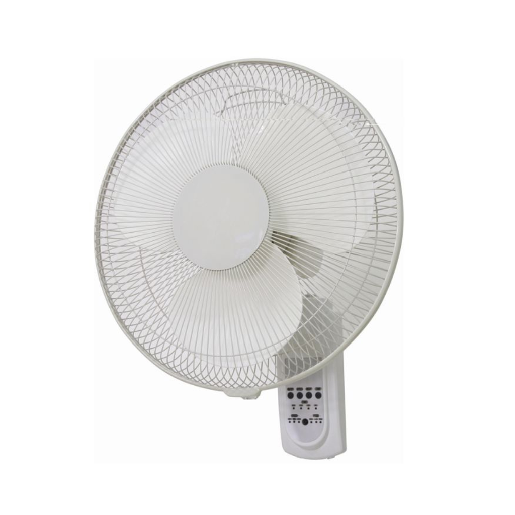 Ramtons RM/288 White Wall Fan, 3 Speed – Powerful Airflow, Wall-Mounted Space-Saving Design, Quiet Operation, Ideal for Home, Office & Commercial Use