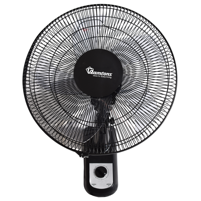 Ramtons RM/683 16" Wall Fan 3-Speed Without Remote – Powerful Airflow, Space-Saving Wall Mount Design, Energy Efficient Cooling for Home, Office & Commercial Use