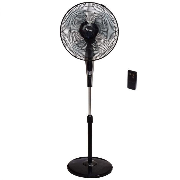 Ramtons RM/562 16″ Stand Fan with Remote – Adjustable Speeds, Oscillation & Remote Control, Ideal for Home, Office & Commercial Spaces