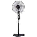 Ramtons RM/668 Black Stand Fan 4-Speed – Powerful Airflow, Adjustable Height, Quiet Operation, Perfect for Home, Office & Commercial Spaces