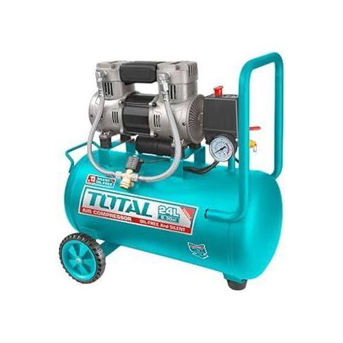 Total TCS1110242 1100W 24L ( 1.5HP ) Air Compressor – Heavy Duty Portable Electric Compressor for Home, Garage & Workshop Use