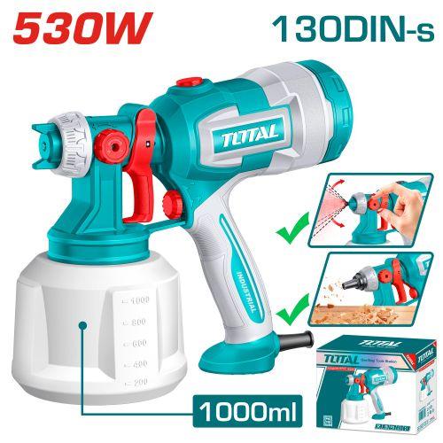 Total TT4506 530W Spray Gun – High Power Paint Sprayer for Home & Professional Use
