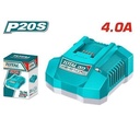 Total TFCLI20411 4.0Ah P20S Battery Charger – Fast, Reliable Power Tool Charger for Total P20S Series Batteries