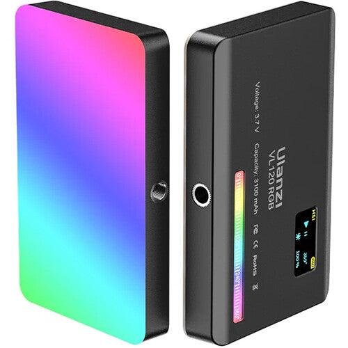 Ulanzi VL120 RGB LED Video Light – Compact lighting tool for bright, adjustable illumination in photography and video shooting