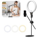Ulanzi T1 Desktop Overhead Shooting Bracket Ring Light Set – Stable overhead shooting setup designed to improve lighting and support clear, professional content creation