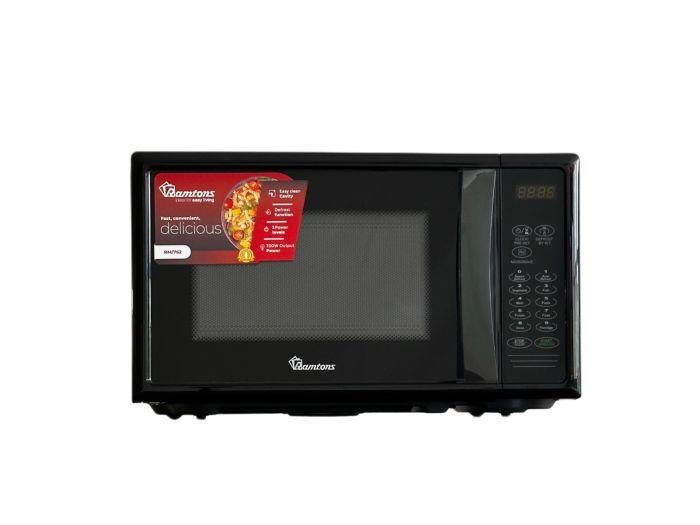 Ramtons RM/762 20L Digital Microwave – 700W, Stainless Steel, Multi-Function Cooking, Defrost & Reheat, Home & Kitchen Use