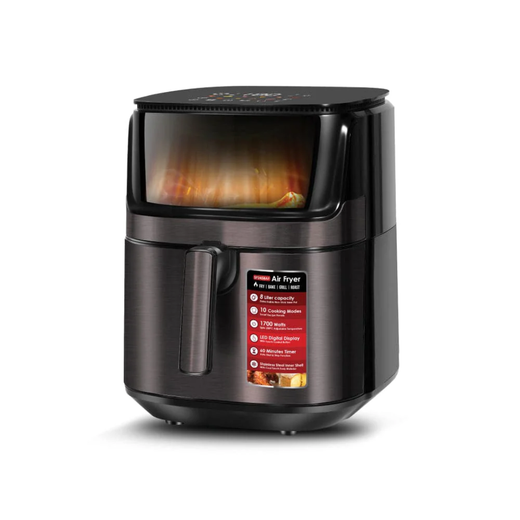 Sanford SF2458AF Premium 8.0L Air Fryer 1500W Touch Screen & Smart Presets – Large-capacity, smart air fryer for healthy, crispy cooking