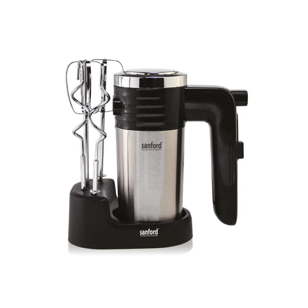 Sanford SF1337HM 200W Hand Mixer with Turbo Speed & Stainless Steel Body – Powerful 2-Speed Mixer for Home Baking