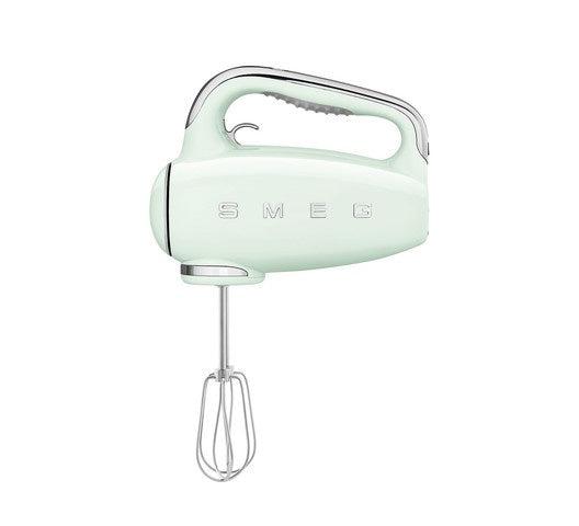 SMEG HMF01PGUK Hand Mixer – Powerful 4-Speed Electric Mixer with Stainless Steel Beaters for Home Baking
