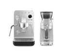 SMEG EMC02BLMUK Espresso Machine 15-Bar – Stylish Home Espresso Maker with Milk Frother