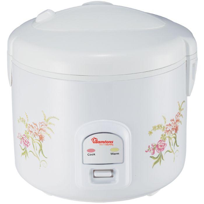 Ramtons RM/397 Rice Cooker + Steamer 1.8 Liters – Electric Rice Cooker, Automatic Cooking, Keep Warm Function, Non-Stick Inner Pot, Home & Kitchen Use