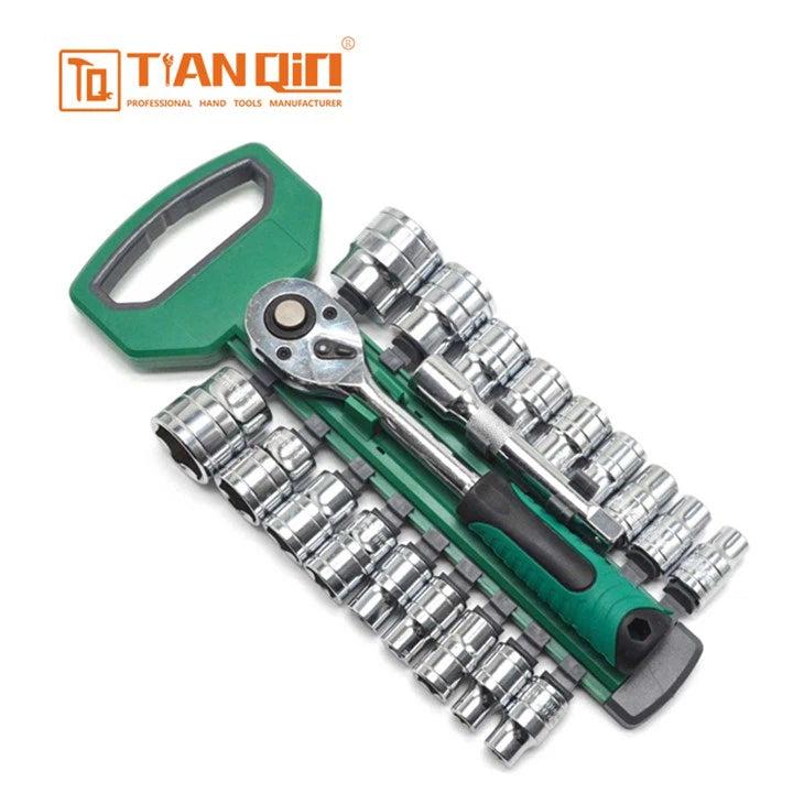 Tianqin TQ73014 20-Piece 1/2" Socket Wrench Set – Heavy Duty Professional Mechanic Tool Kit