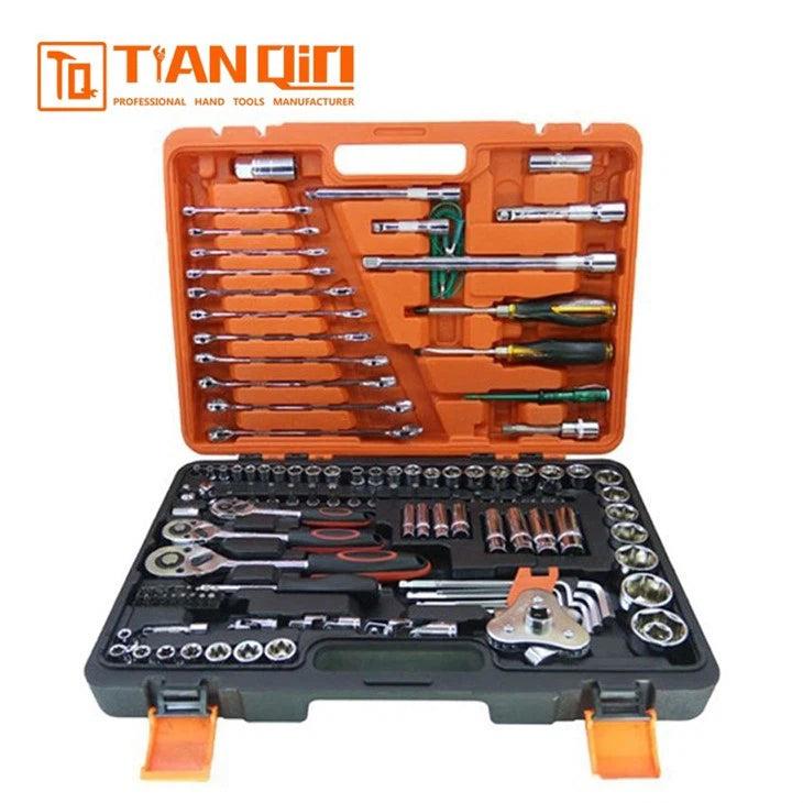 Tianqin TQ73066 121pcs Socket Wrench Set – Complete Heavy Duty Ratchet & Sockets Tool Kit for Automotive & Home Repair